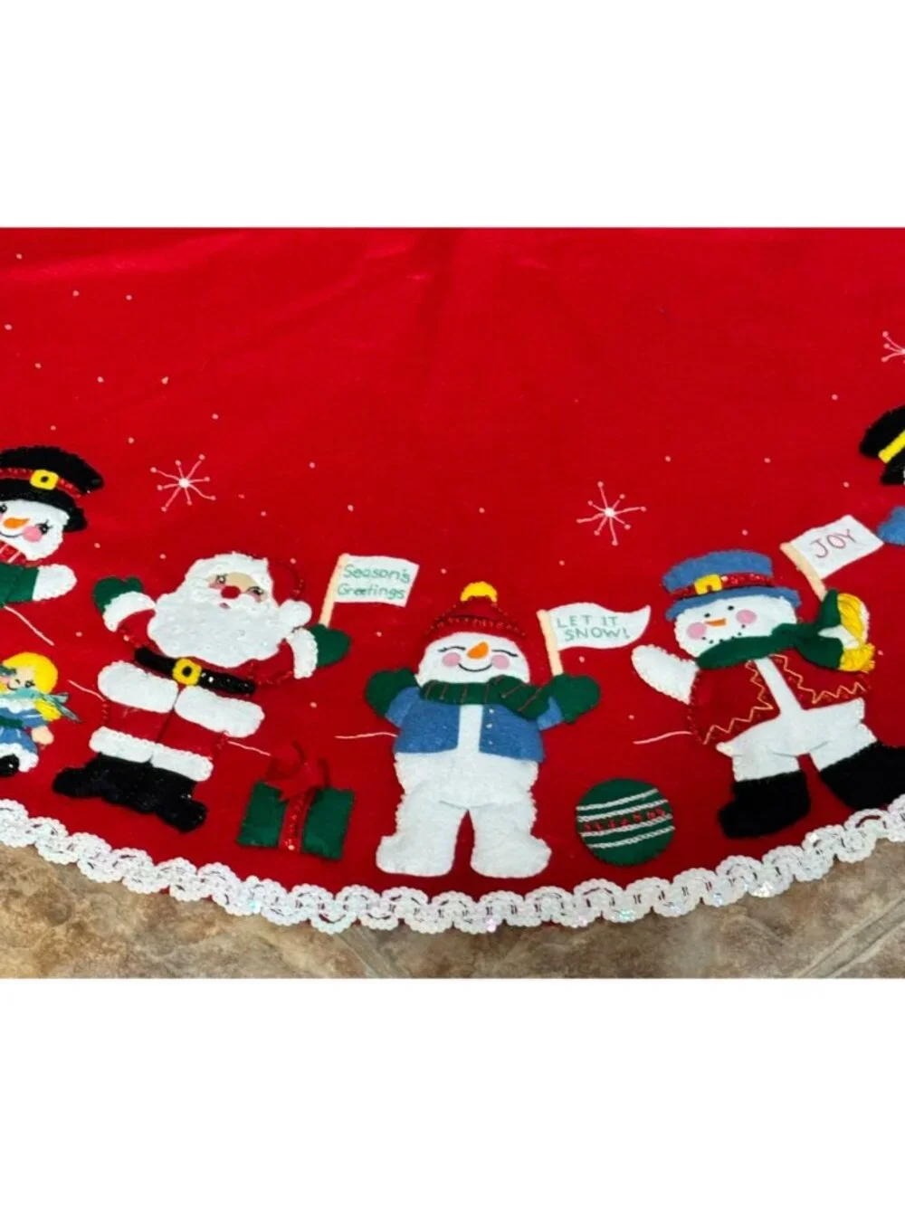 Completed Bucilla Cheerful Snowmen 84275 44